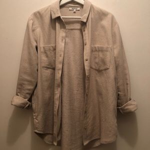 Madewell flannel shirt women’s S